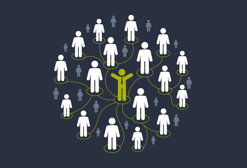 connected people graphic