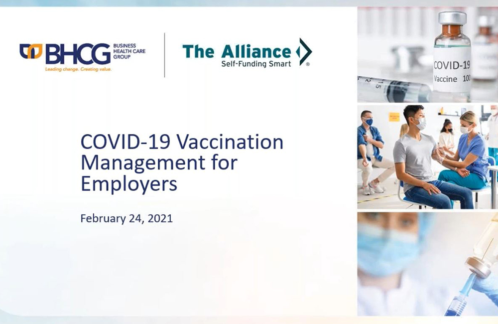 Covid-19 Vaccination Management for Employers slide