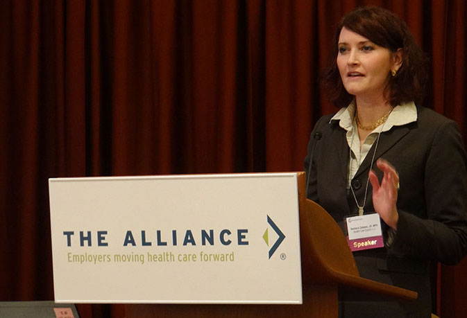 Barbara Zabawa at The Alliance Employer Event