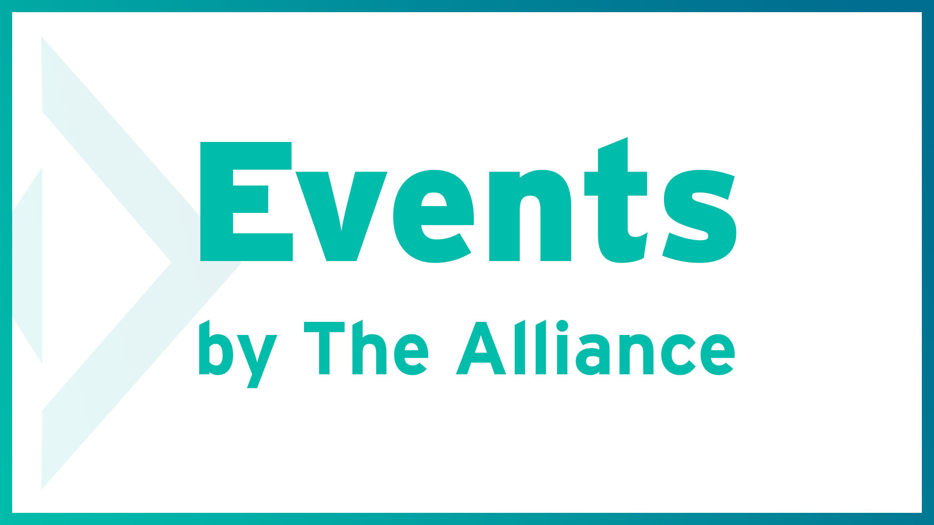 Events by The Alliance